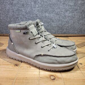 Hey Dude Bradley Men's 14 Boots  Gray Moonrock Water Resistant Shoes Hiking